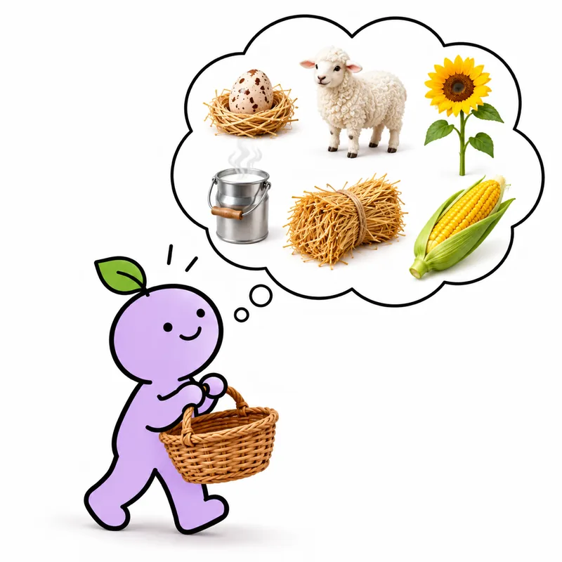 星期天，去农场 第 1 页